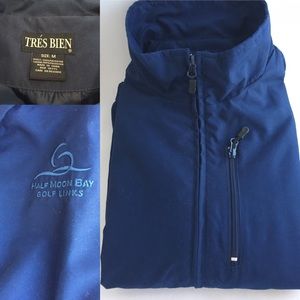 Tres Bien navy blue golf jacket